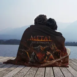 Плед 3D Полудемон Metal Hellsinger - фото 2