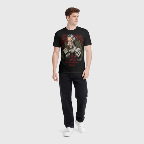 Мужская футболка 3D с принтом Доктор Ливси Фонк, вид сбоку #3