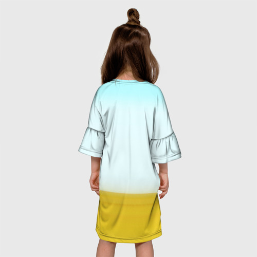 Детское платье 3D Остров сокровищ - персонажи, цвет 3D печать - фото 5