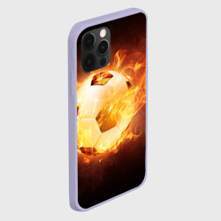 Чехол для iPhone 12 Pro Футбольный мяч огонь - фото 2
