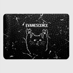 Картхолдер с принтом Группа Evanescence и рок кот - фото 2