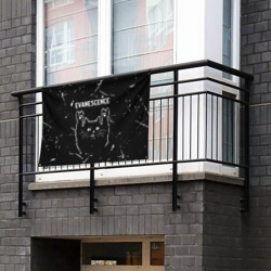 Флаг-баннер Группа Evanescence и рок кот - фото 2