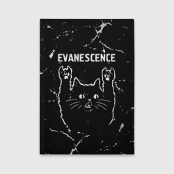 Обложка для автодокументов Группа Evanescence и рок кот