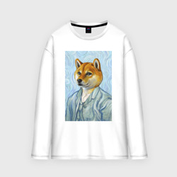 Мужской лонгслив oversize хлопок Corgi - Van Gogh