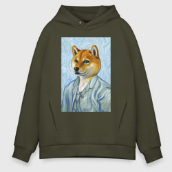 Мужское худи Oversize хлопок Corgi - Van Gogh