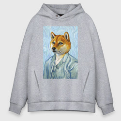 Мужское худи Oversize хлопок Corgi - Van Gogh