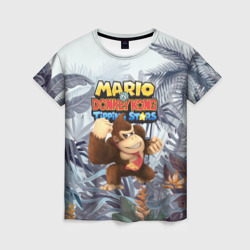 Женская футболка 3D Mario Donkey Kong - Nintendo - Gorilla