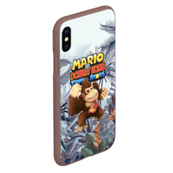 Чехол для iPhone XS Max матовый Mario Donkey Kong - Nintendo - Gorilla - фото 2