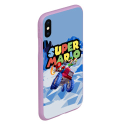 Чехол для iPhone XS Max матовый Марио и Луиджи гонщики - super Mario - фото 2