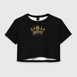Женская футболка Crop-top 3D Королевская особа