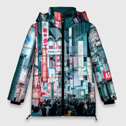 Женская зимняя куртка Oversize Улица Токио, Япония