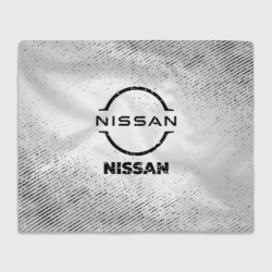 Nissan с потертостями на светлом фоне – Плед с принтом купить со скидкой в -14%