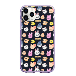 Чехол для iPhone 11 Pro Max матовый Skzoo pattern