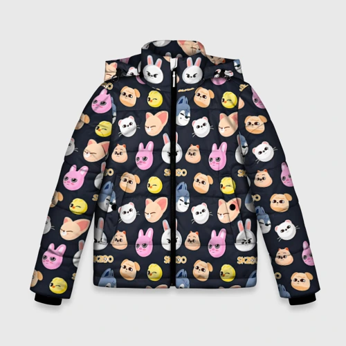Зимняя куртка для мальчиков 3D Skzoo pattern