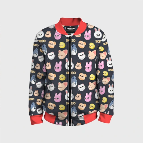 Детский бомбер 3D Skzoo pattern