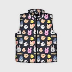Детский жилет утепленный 3D Skzoo pattern