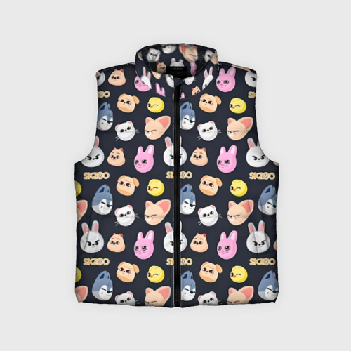 Детский жилет утепленный 3D Skzoo pattern