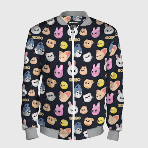 Мужской бомбер 3D Skzoo pattern