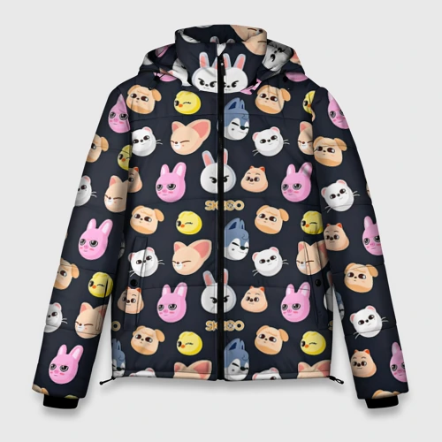 Мужская зимняя куртка 3D Skzoo pattern