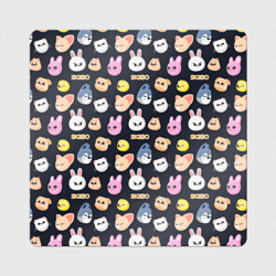 Магнит виниловый Квадрат Skzoo pattern