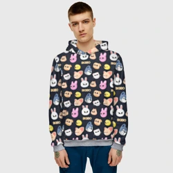 Мужская толстовка 3D Skzoo pattern - фото 2