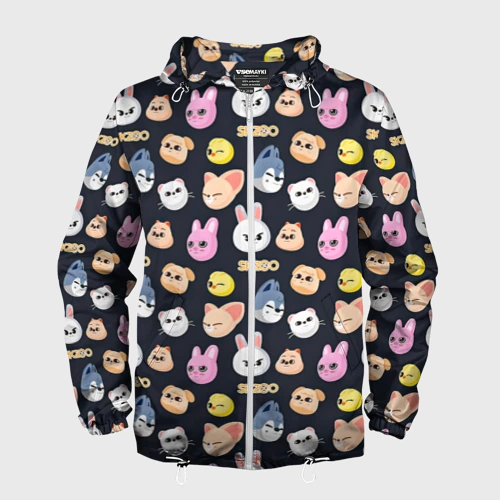 Мужская ветровка 3D Skzoo pattern