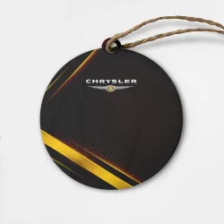 Деревянная игрушка круг Chrysler Абстракция