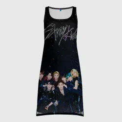Платье-майка 3D Stray Kids boy band