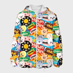 Мужская куртка 3D Skzoo stickers characters