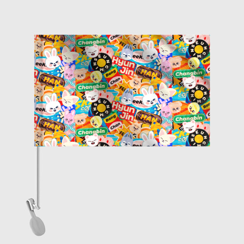 Флаг для автомобиля Skzoo stickers characters - фото 2