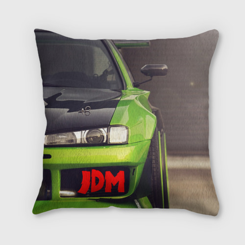 Подушка 3D JDM машина зеленая тюнингованная - фото 2