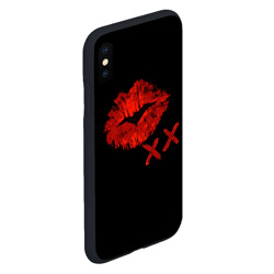 Чехол для iPhone XS Max матовый След губной помады - фото 2