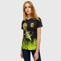 Женская футболка 3D Худвинк в лесу - фото 2