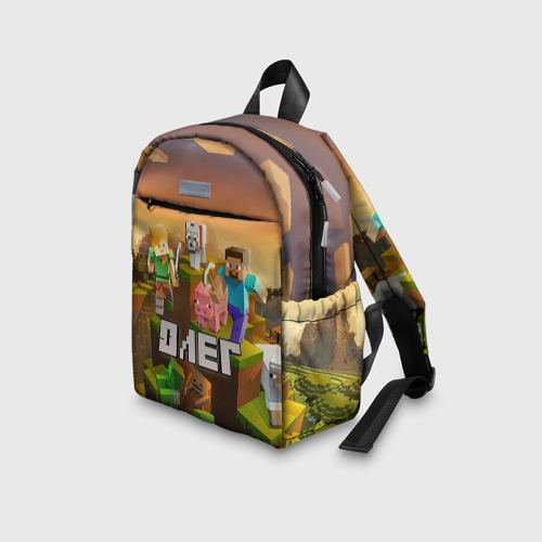 Детский рюкзак 3D Олег Minecraft - фото 5