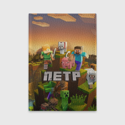 Обложка для автодокументов Петр Minecraft