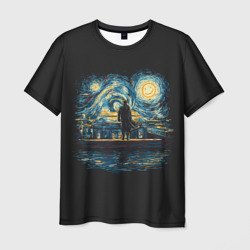 Мужская футболка 3D Звездная Ночь пародия