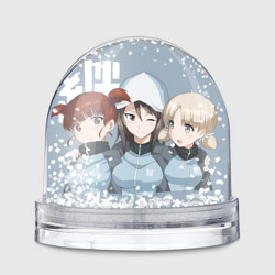 Игрушка Снежный шар Мика с Аки и Микко