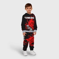 Детский костюм с толстовкой 3D Киберпанк-Самурай - 2077 - фото 2