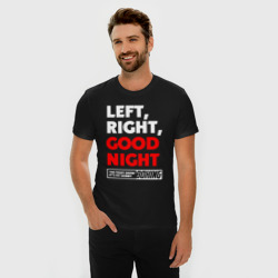 Мужская футболка хлопок Slim Left righte good night - фото 2