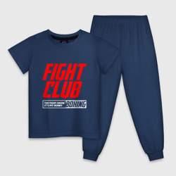 Детская пижама хлопок Fight club boxing