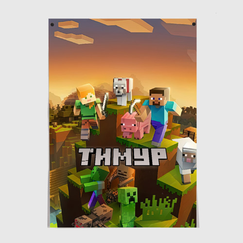 Постер Тимур Minecraft