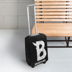 Чехол для чемодана 3D Beastars с потертостями на темном фоне - фото 2
