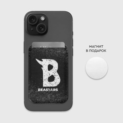 Картхолдер Magsafe магнитный Beastars с потертостями на темном фоне - фото 2