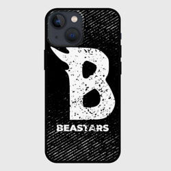 Чехол для iPhone 13 mini Beastars с потертостями на темном фоне