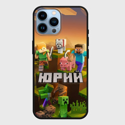 Чехол для iPhone 14 Pro Max Юрий Minecraft
