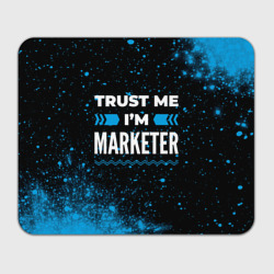 Прямоугольный коврик для мышки Trust me I'm marketer Dark