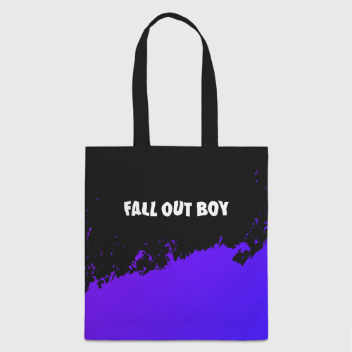 Шоппер 3D Fall Out Boy purple grunge