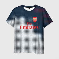 Мужская футболка 3D Arsenal logo абстракция