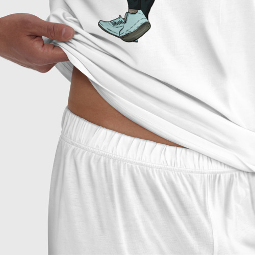 Мужская пижама хлопок с принтом Бой Зар, фото #4