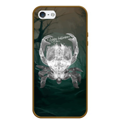 Чехол для iPhone 5/5S матовый Happy Halloween - crab